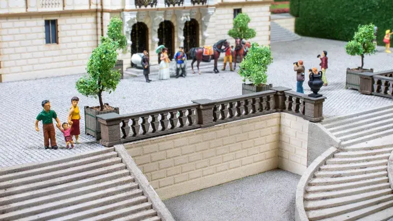 Noch : Balustrade en pierre 22.5cm