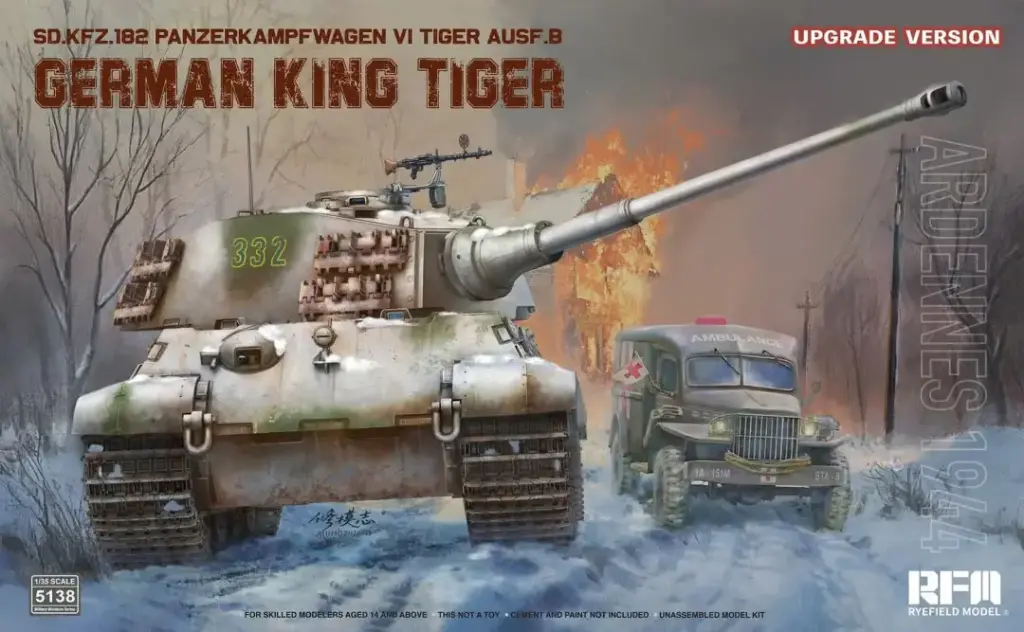 RFM : Sd.Kfz. 182 Panzerkampfwagen VI Tiger Ausf. B German King Tiger │ Ardennes 1944 Upgrade Version