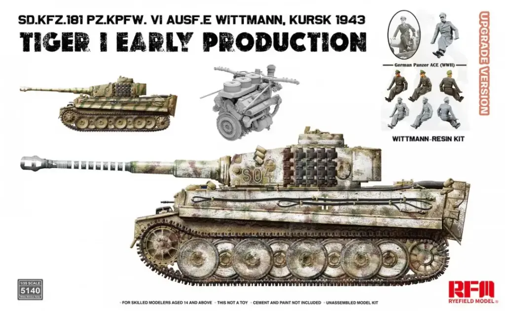 RFM : Sd.Kfz. 181 Pz.Kpfw. VI Ausf. E Wittmann, Kursk 1943 Tiger I Early Production │ Upgrade Version
