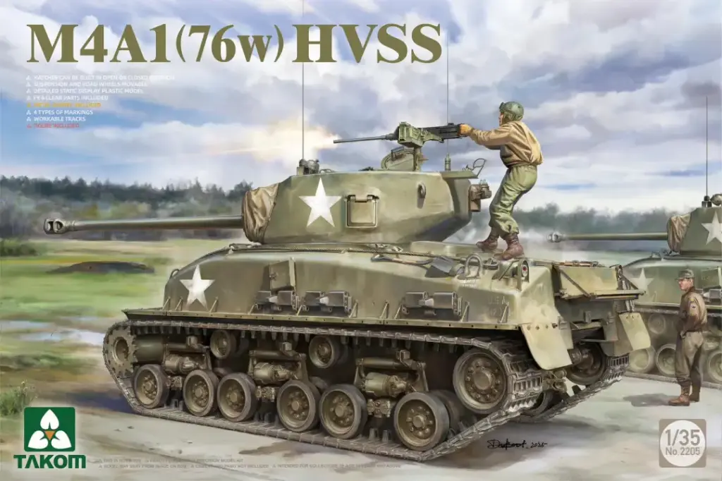 TAKOM : Sherman M4A1 76(w) HVSS 