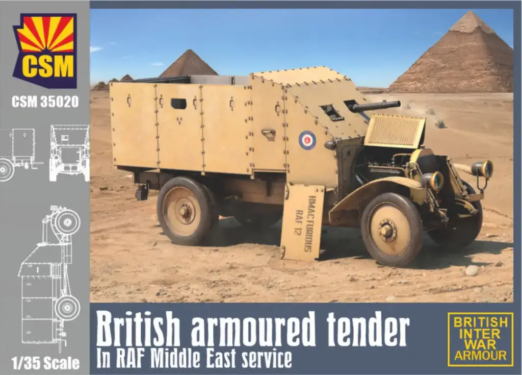 [CSM 35020] CSM: British Armoured Tender in RAF Middle East Service