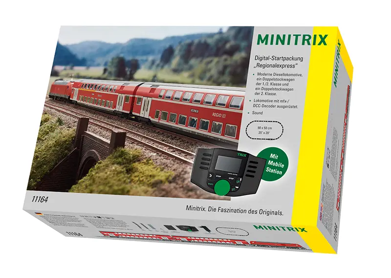 [MiI 11164] MiniTrix 11164 N Startpackung Regionalexpress Der DB AG