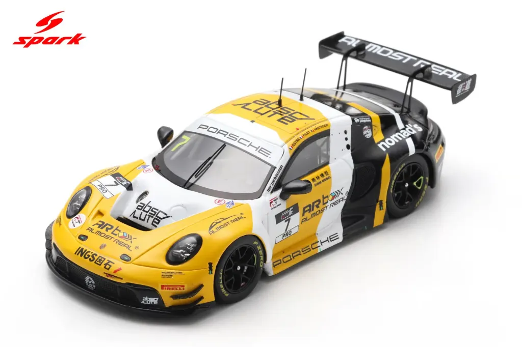 Spark : Porsche 911 GT3 R (992) No.7 Absolute Racing 2nd Suzuka 1000km 2025 L. Vanthoor - K. Estre - P. Pilet  (1/43)