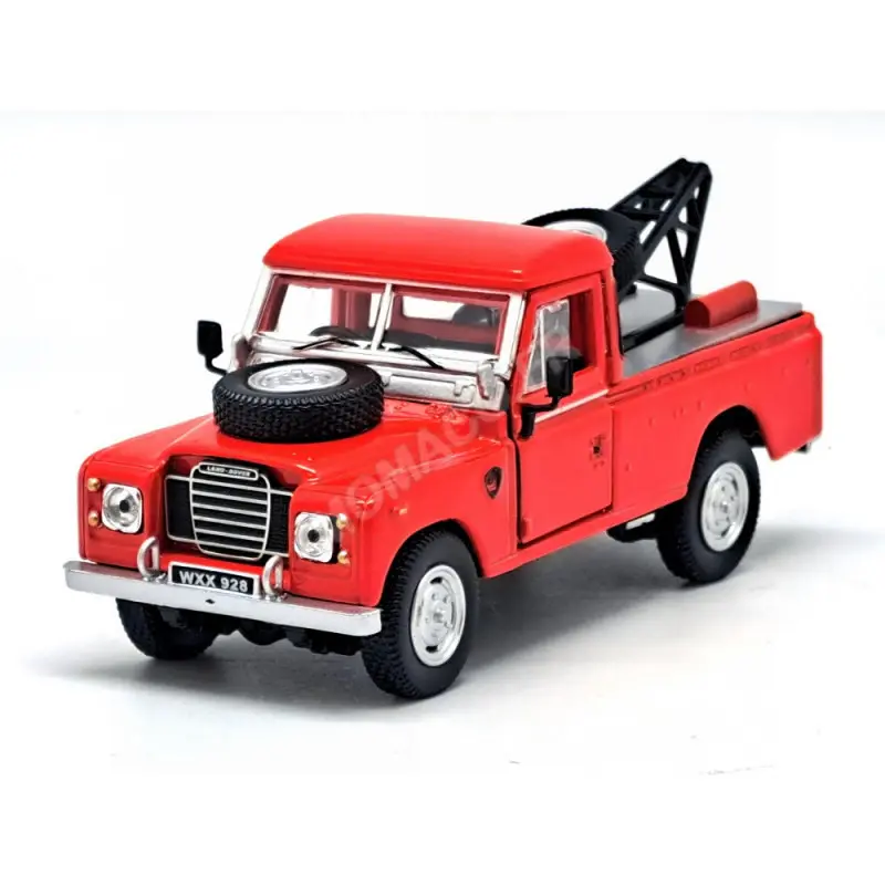 Oliex : Land Rover Series III Pick-Up Dépannage Rouge [1/43]