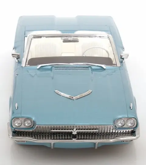 KK-Scale : Ford Thunderbird Hardtop Coupé │ 1966 - Bleu [1/18]