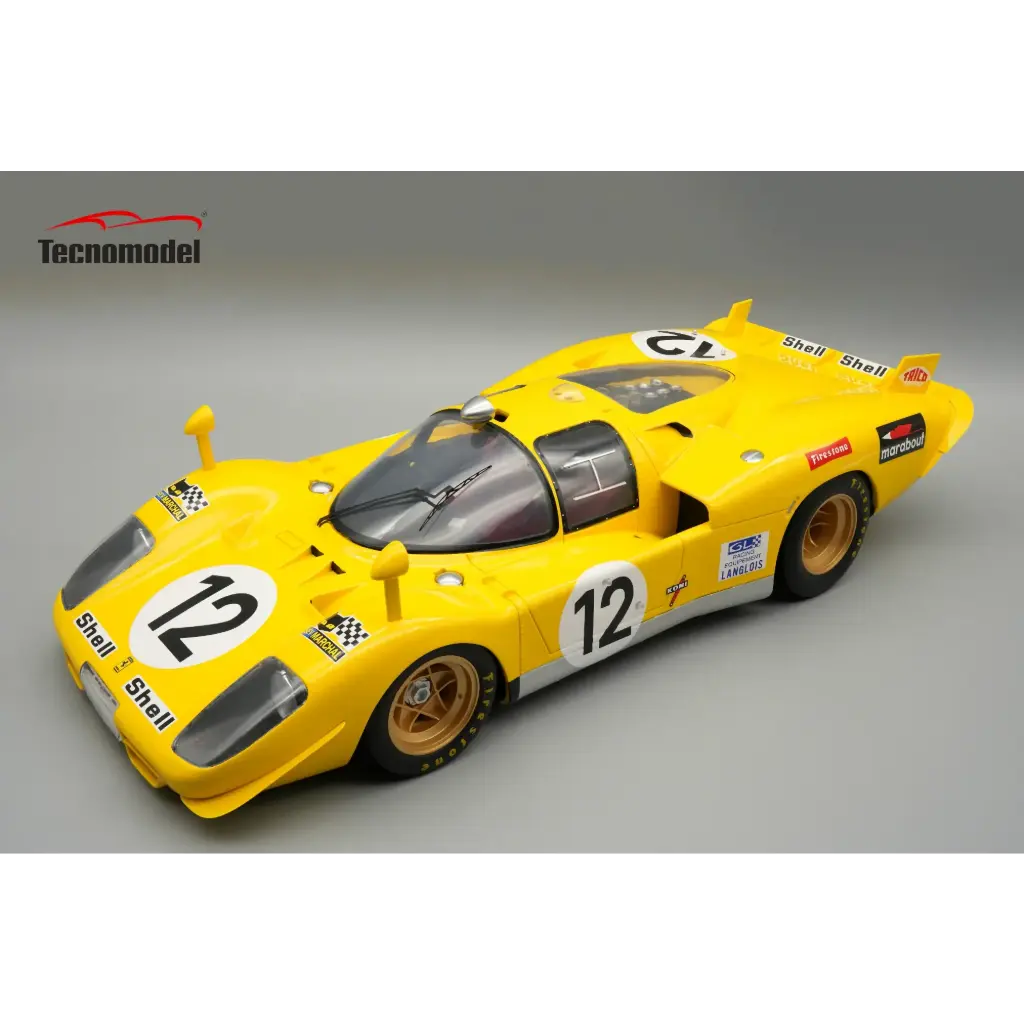 Tecnomodel : Ferrari 512 S Filippinetti Ecurie Francorchamp car │ No.12 De Fierland - Walker Le Mans 1970