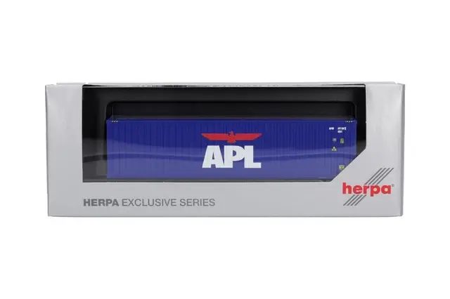 [HER 960243] Herpa : Conteneur Highcube de 40 pieds Livrée "APL" 