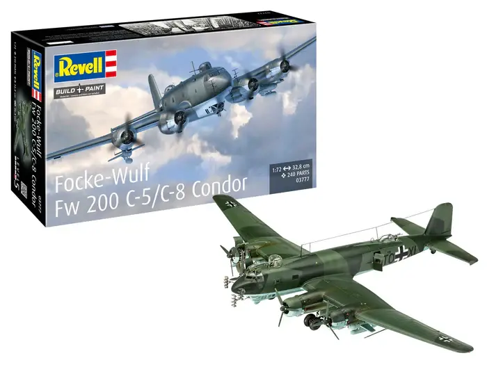 [REV 03777] Revell : Focke-Wulf Fw 200 C-5/C-8 Condor │ Build Paint