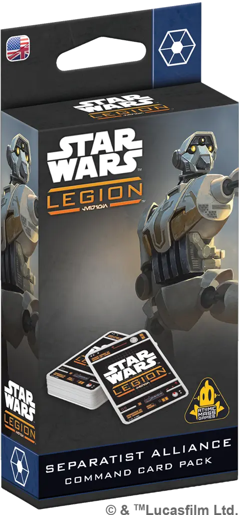 [AMG SWQ158FR] Alliance Séparatiste : Paquet de Cartes de Commandement [FR] │ Star Wars LEGION