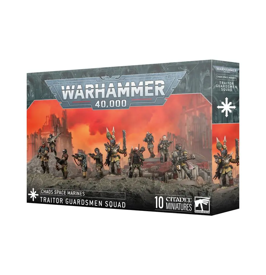 [GAW 43-107] Chaos Space Marines : The Traitor Guardsmen │ Warhammer 40.000