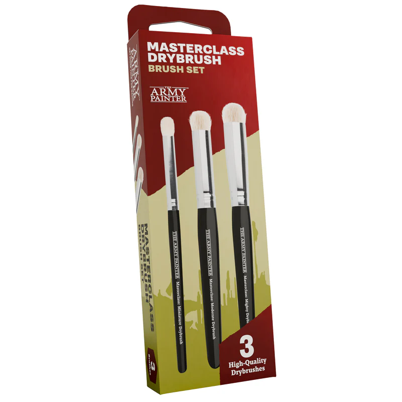 [TAP TL5065] The Army Painter : Masterclass Dry Brush Set (3pcs)