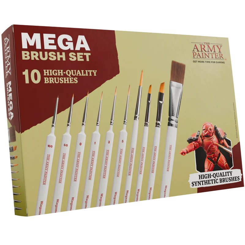 [TAP TL5070] The Army Painter : Mega Brush Set (10pcs)