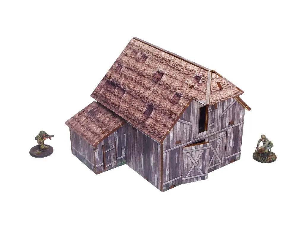[MAS H00239] Micro Art Studio : Barn - WW2 Ostfront Village │ Pré-peint