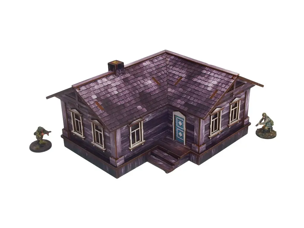 [MAS H00236] Micro Art Studio : Maria's House - WW2 Ostfront Village │ Prépeint