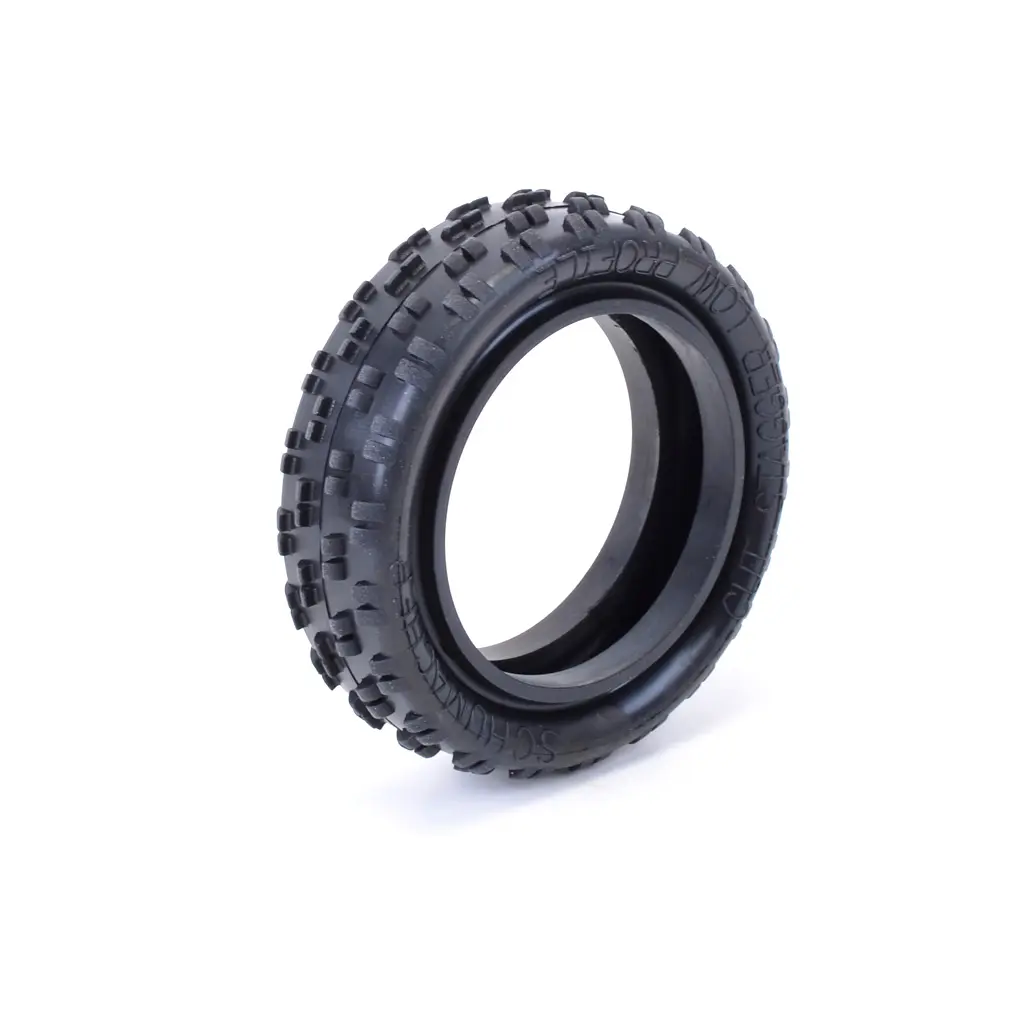 [SCR U6770] Schumacher : Pneu Cut Stagger Low Profile Uellow (pr)