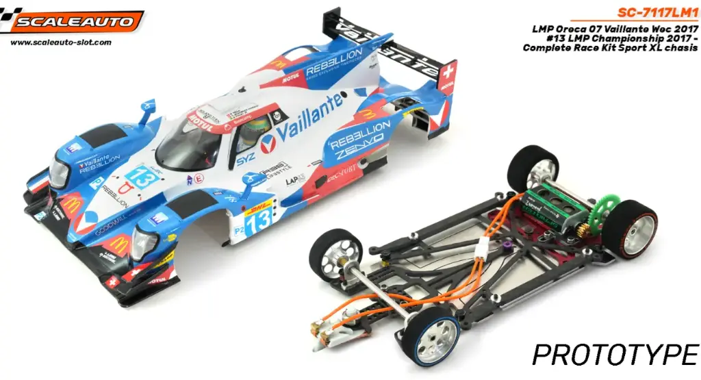 Scaleauto : Oreca-07 n°13 Vaillant Chassis XL 2017