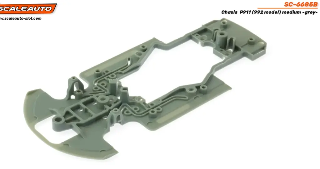 [SCT SC-6685B] Scaleauto : Chassis Porsche 911 GT3R (992) medium grey