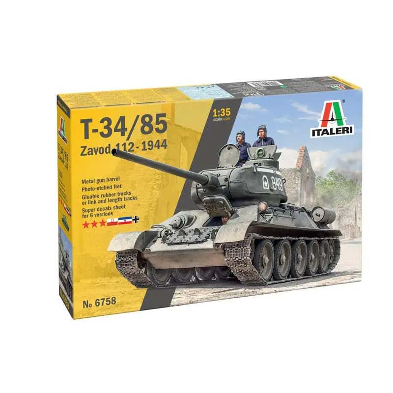 Italeri : T-34/85 Zavod 112