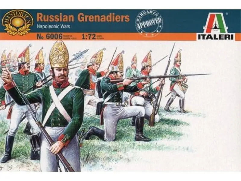 [ITA 6006] Italeri : Russian Grenadiers │ Napoleonic Wars 
