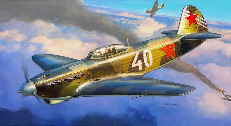 [ZVE 4837] Zvesda : Soviet Fighter Yak-7B (Late Version)