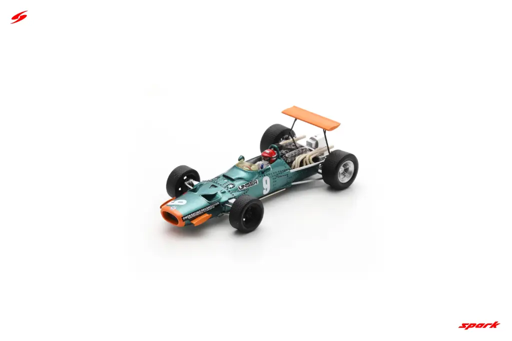 Spark : BRM P138 No.9 US GP 1968 Bobby Unser [1/43]