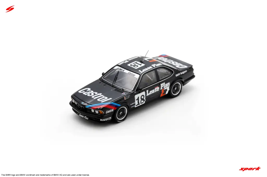 Spark : BMW 635 Csi No.18 24H Spa 1986 Th. Boutsen - H. Heyer - E. Calderari 