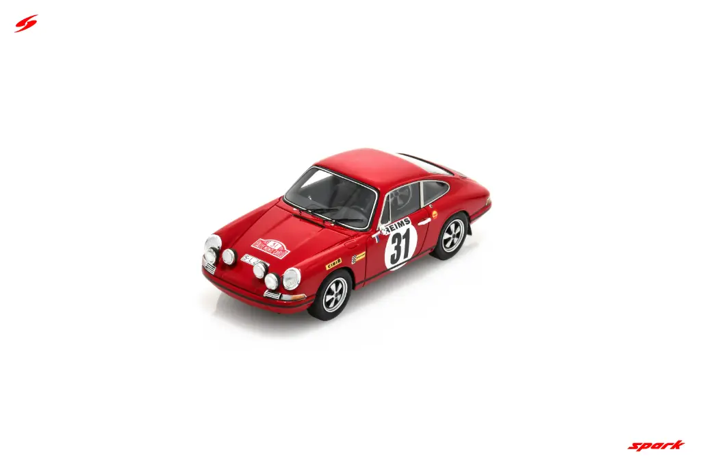 Spark : Porsche 911S No.31 2nd Rally Monte Carlo 1969 G. Larrousse - J-C. Perramond [1/43]