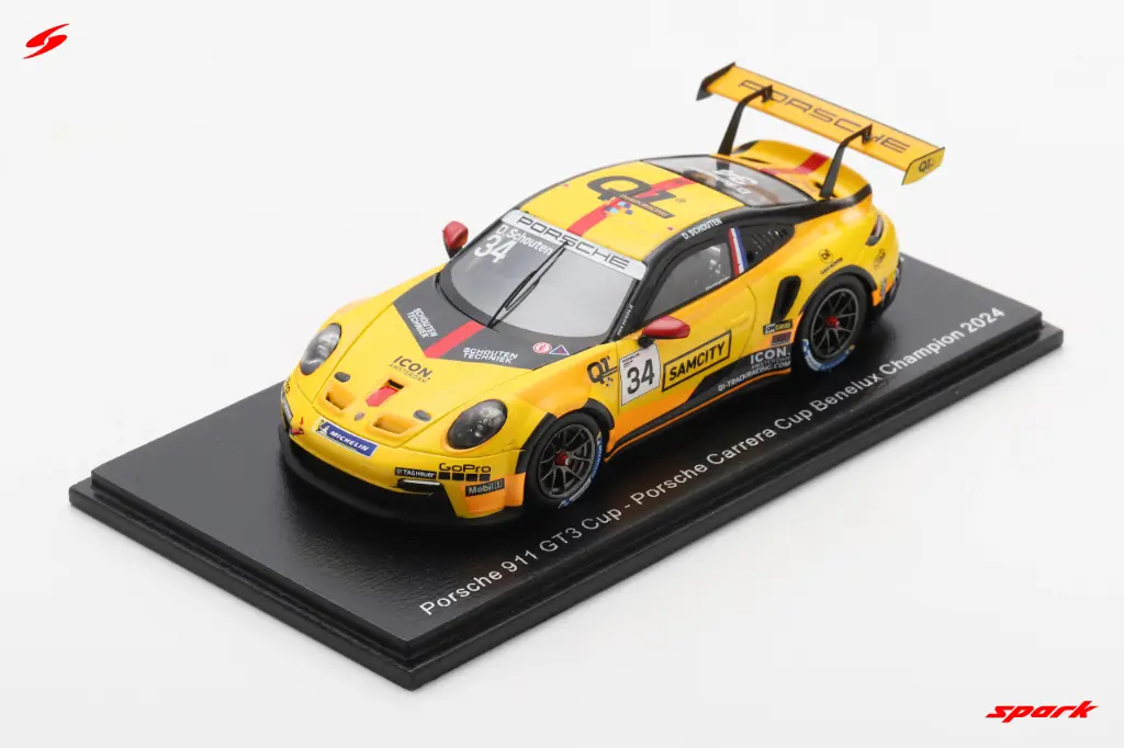[SPK S6302] Spark : Porsche 911 GT3 Cup No.34 Porsche Carrera Cup Benelux Champion 2024 Dirk Schouten [1/43]
