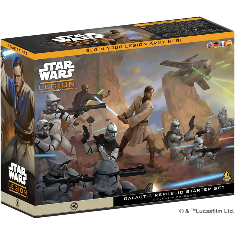 [AMG SWQ19ML] Galactic Republic: Starter Set 2025 [Multi-Language] │ Star Wars LEGION