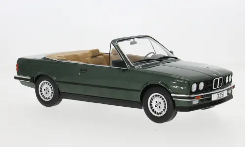 Model car : BMW 325I (E30) Convertible Metallic Green [1/18]
