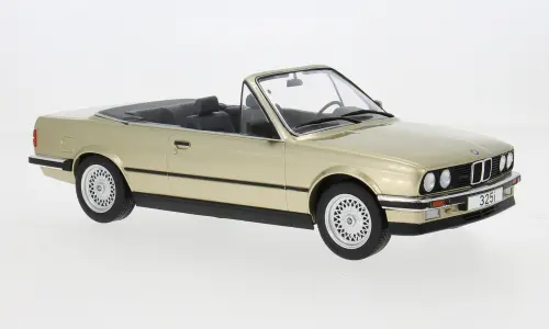 Model car : BMW 325I (E30) Convertible Metallic Or [1/18]