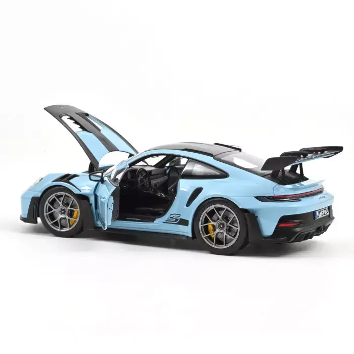 Norev : Porsche 911 GT3RS Weissach Pack Gulf Blue 2022 [1/18]