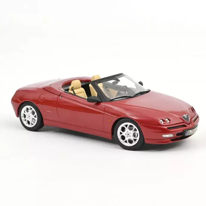 Norev : Alfa Romeo Spider 1999 Rouge Proteo métallisé [1/18]
