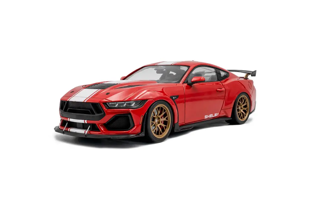 Solido : Ford Shelby Mustang SUPER SNAKE – RACE RED – 2025 [1/18]