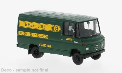Brekina : Mercedes L 406 D Kasten, 1967, Bahn Belgien (B), 1:87