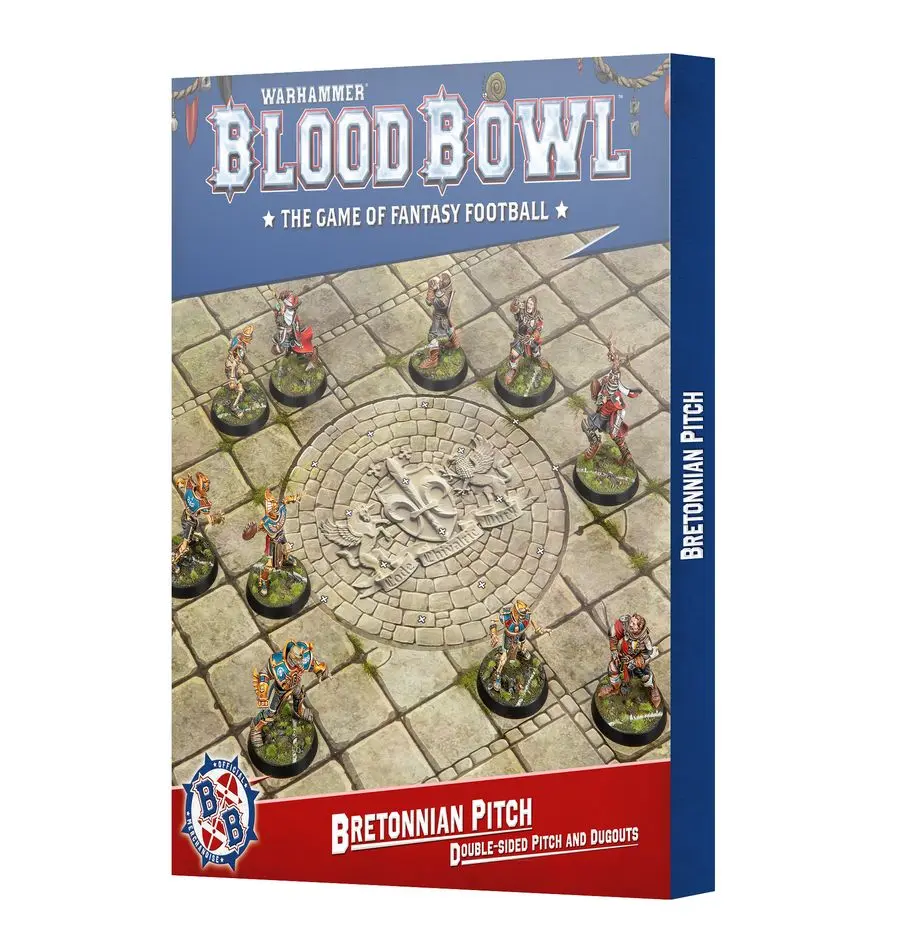 [GAW 202-61] Blood Bowl : Bretonnian Pitch "Double-Sided Pitch and Dugouts │ The Game of Fantasy Football