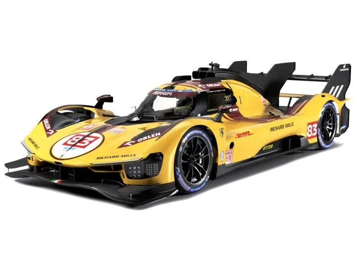 Burago : Ferrari 499P 3.0L TURBO V6 #83 KUBICA/HANSON/YE WINNER 24H LE MANS 2025 (1/43)