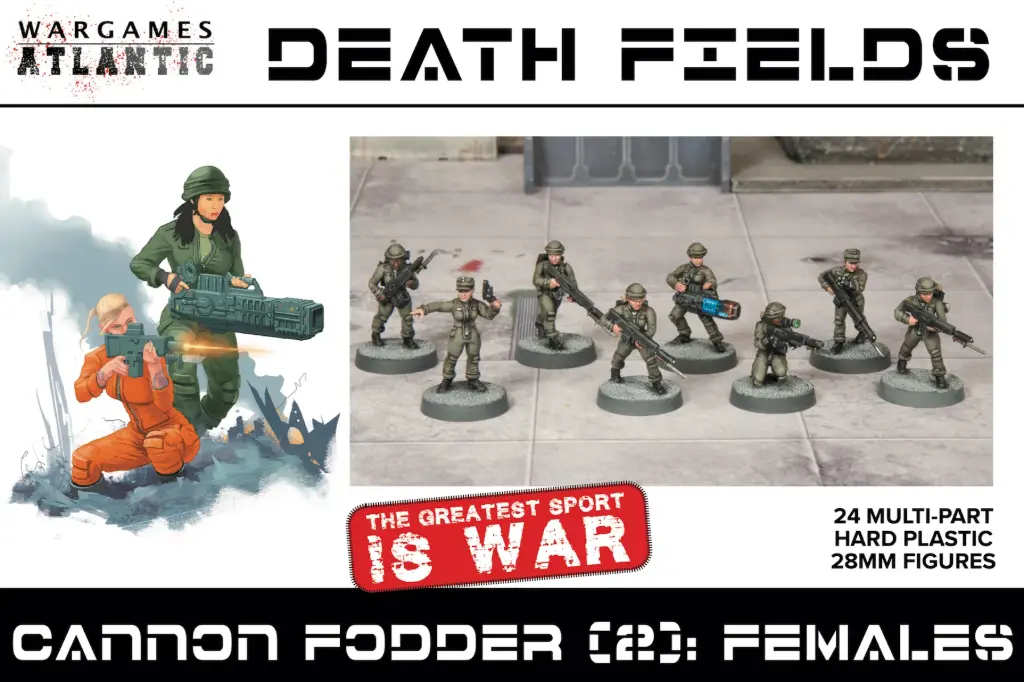 Wargames Atlantic : Cannon Fodder Females │ Death Fields