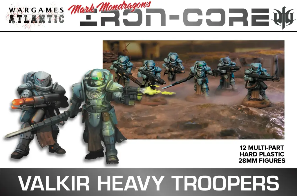 [WAA MM003] Wargames Atlantic : Valkir Heavy Troopers │ Iron-Core