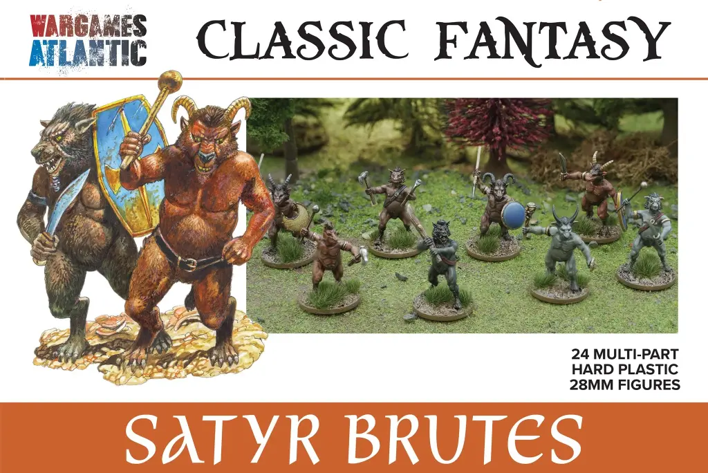 [WAA CF014] Wargames Atlantic : Satyr Brutes │ Classic Fantasy