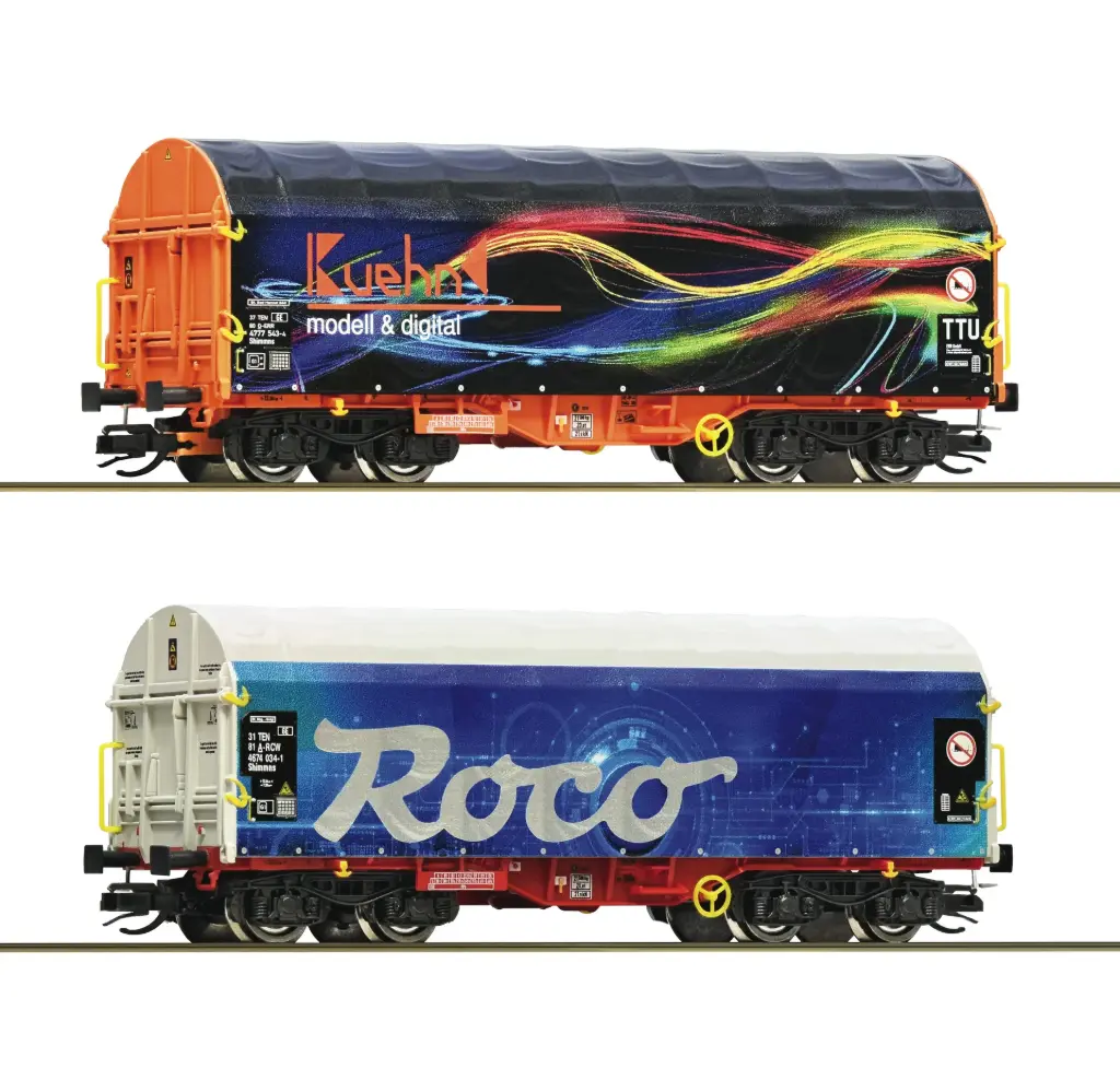 Roco : Wagon Shimmns 2 pcs "TT"