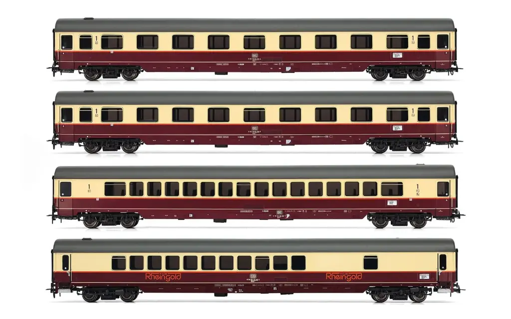 Rivarossi : Wagon TEE Rheingold 4 pcs