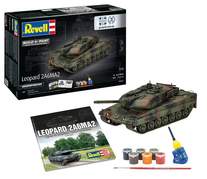 Revell : Leopard 2A6MA2 Exlusive edition peintures et documentation