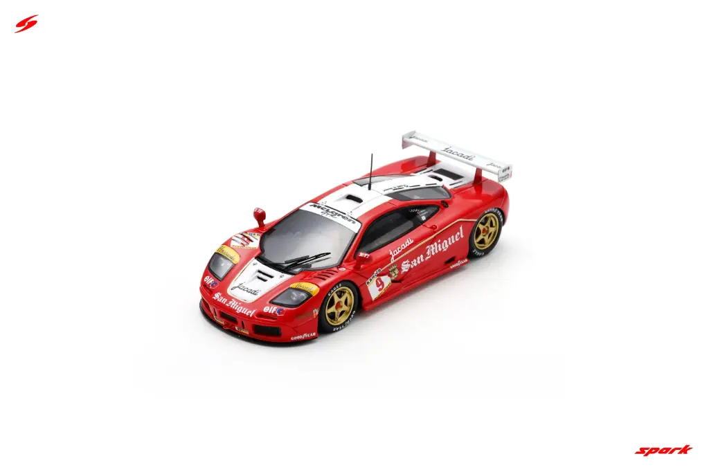 Spark : McLaren F1 GTR No.9 Zhuhai BPR 1995 A. Wallace - O. Grouillard [1/43]