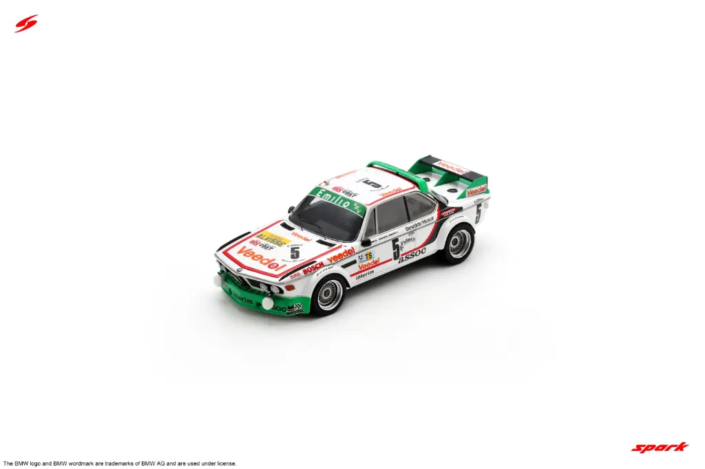 [SPK 43SPA1976] Spark : BMW 3.0 CSL No.5 Winner 24H Spa 1976 "Chavan" - J.M. Detrin - N. Demuth [1/43]
