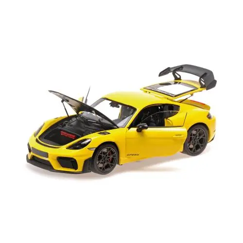 Minichamps : Porsche Cayman GT4 RS Jaune Weissach Package 2024 [1/18]