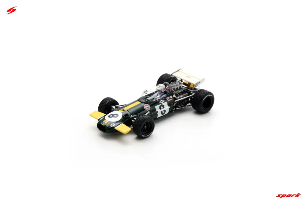 Spark : Brabham BT26A No.8 3rd Mexico GP 1969 Jack Brabham
