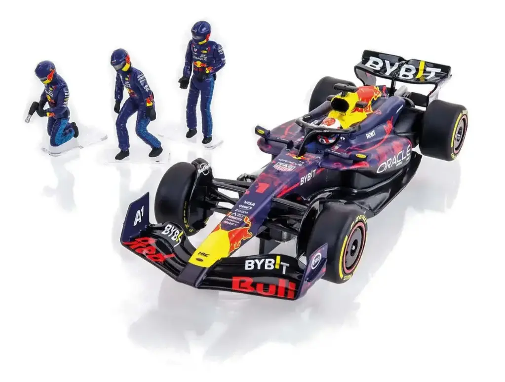 Carrera : Redbull RB20 Oracle Max Verstappen Digital 132 avec 3 figurines 