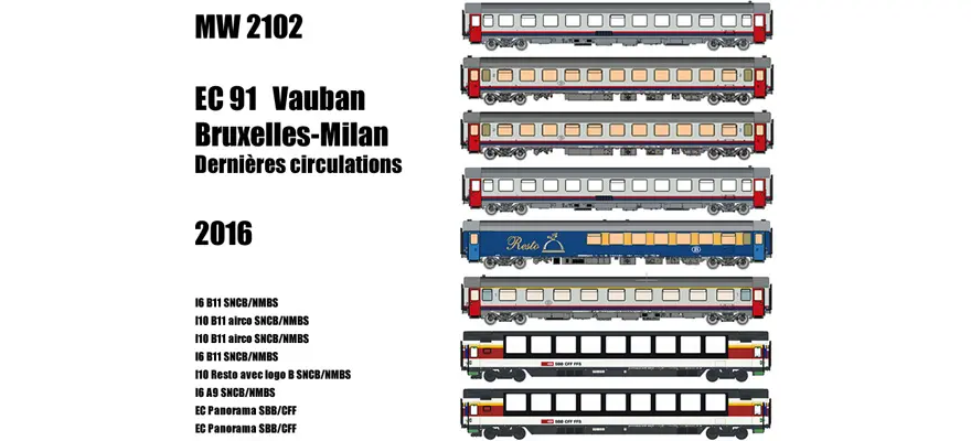 Models World : EC91 Vauban Bruxelles-Milan 2016 