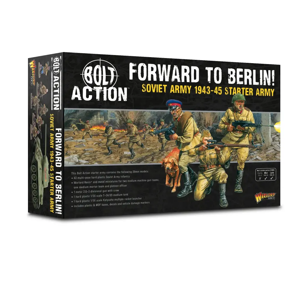 [WLG 402614005] Warlord Games: Bolt Action - Soviet Army 1943-45 Starter Army "Forward to Berlin!" │ Ref. 402614005